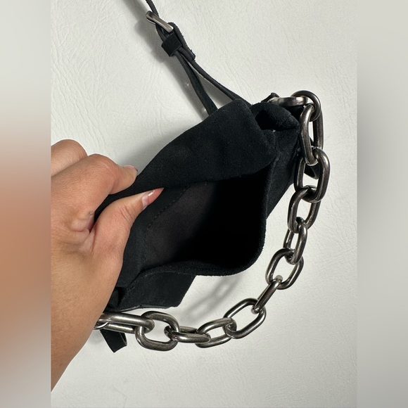 Free people leather crossbody - Black suede - Picture 10 of 10